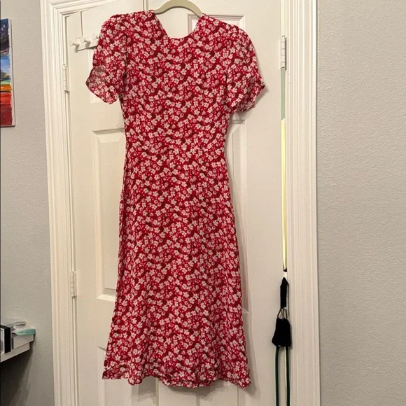 Reformation Scarlet Floral Dress